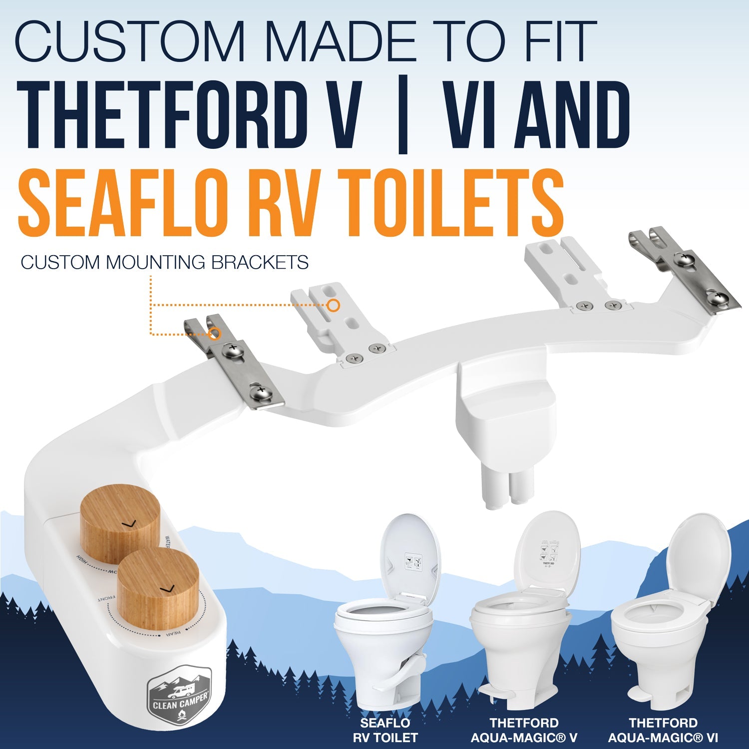 New RV Bidet Launches for Thetford V, VI & SeaFlo RV Toilets